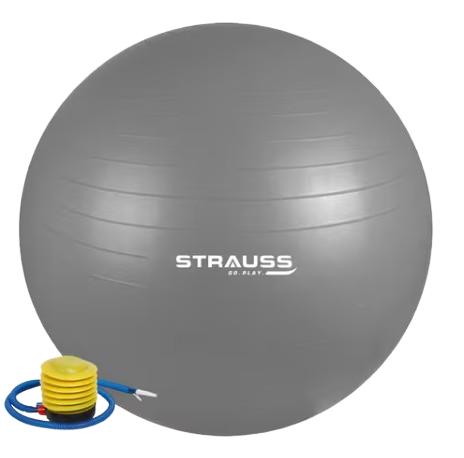 Read more about the article STRAUSS Anti-Burst Rubber Stability Ball Review 2025: Is It Worth It for Home Workouts?