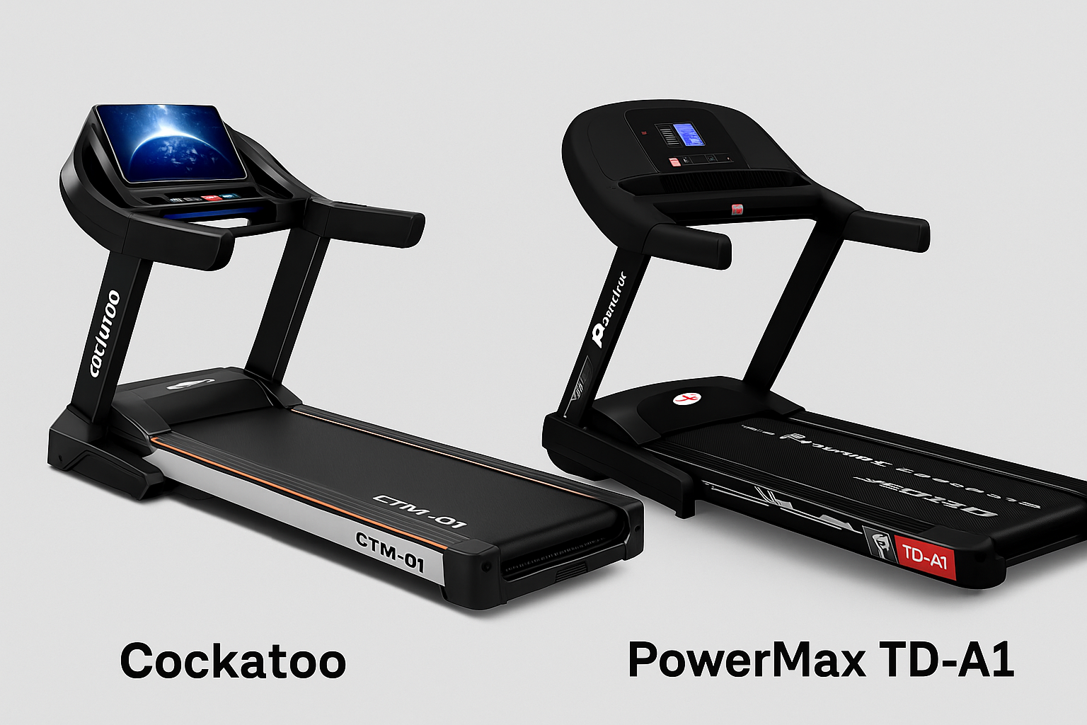 Read more about the article Cockatoo Smart-Run A6 Treadmill vs PowerMax Fitness TD-A1 Treadmill: Pros, Cons & Recommendation