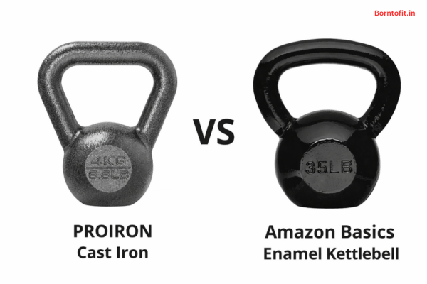 Read more about the article PROIRON Cast Iron vs Amazon Basics Enamel Kettlebell Review: Pros, Cons & Recommendations
