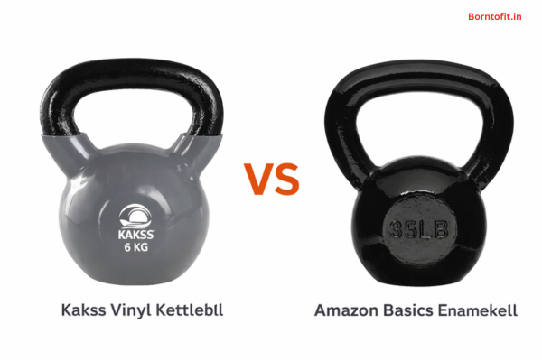 Read more about the article Kakss Vinyl vs Amazon Basics Enamel Kettlebell: Choose the Best Kettlebell For You?