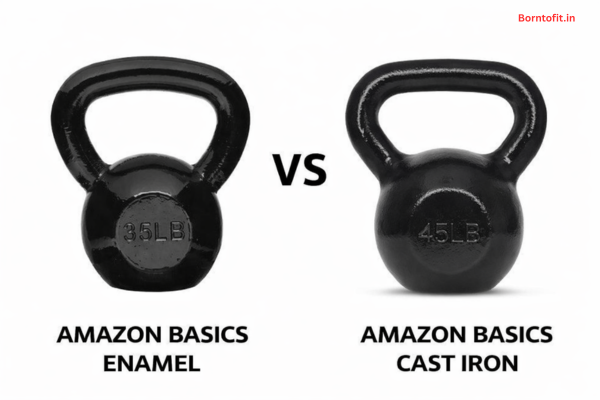 Read more about the article Amazon Basics Enamel vs Amazon Basics Cast Iron Kettlebell: Which Kettlebell Is Best for You?